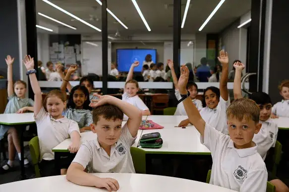 Year 3 students at St Ives North Public School.